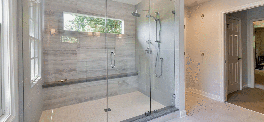 walk-in shower